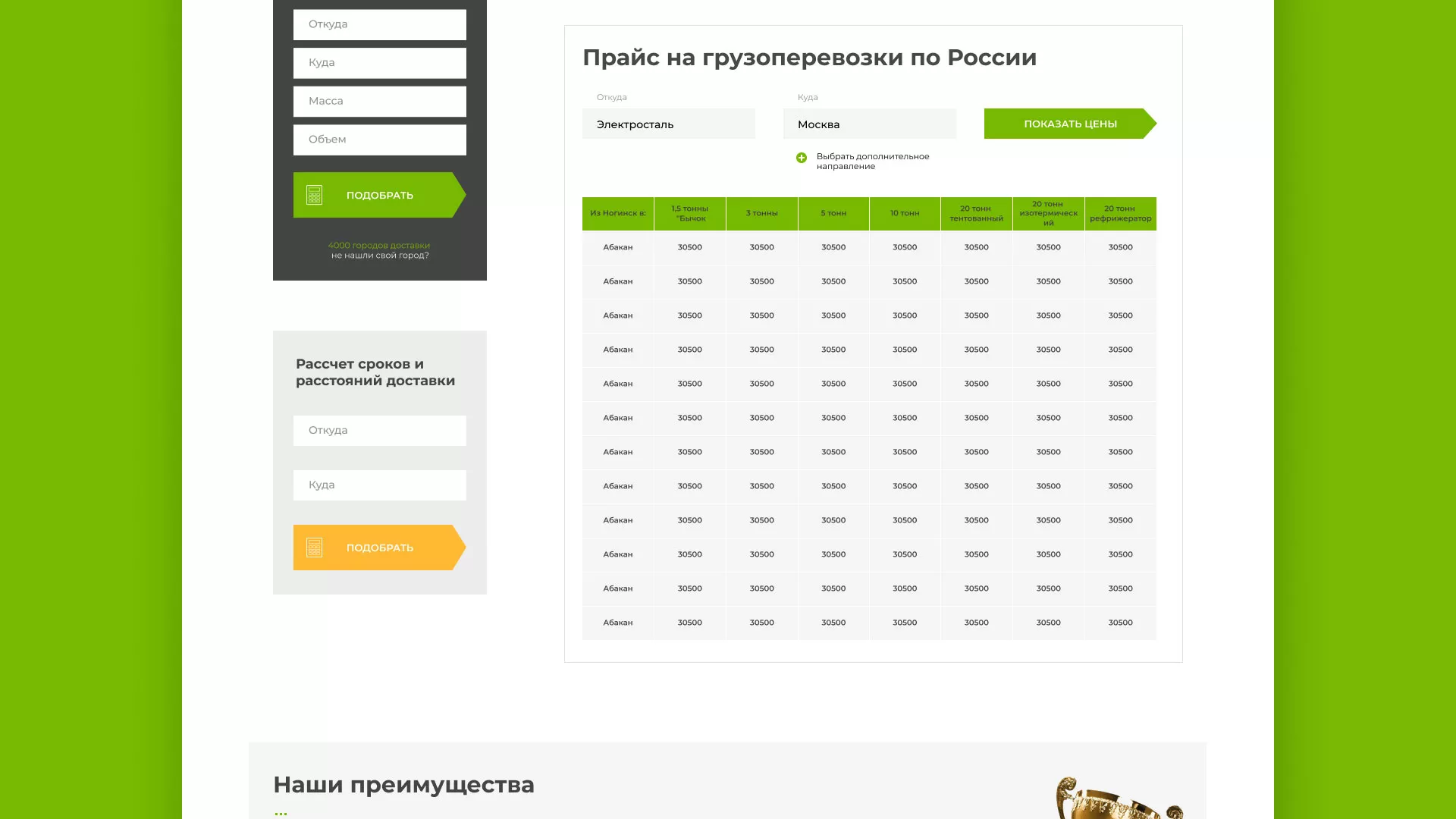 Разработка логотипа и сайта компании «Инком-Логистика» в Яранске