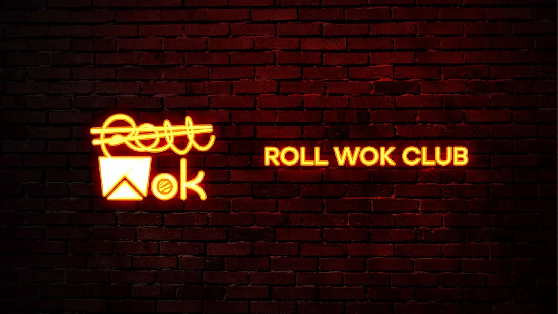 Разработка интерьерной вывески суши-бара «Roll Wok Club» в Яранске