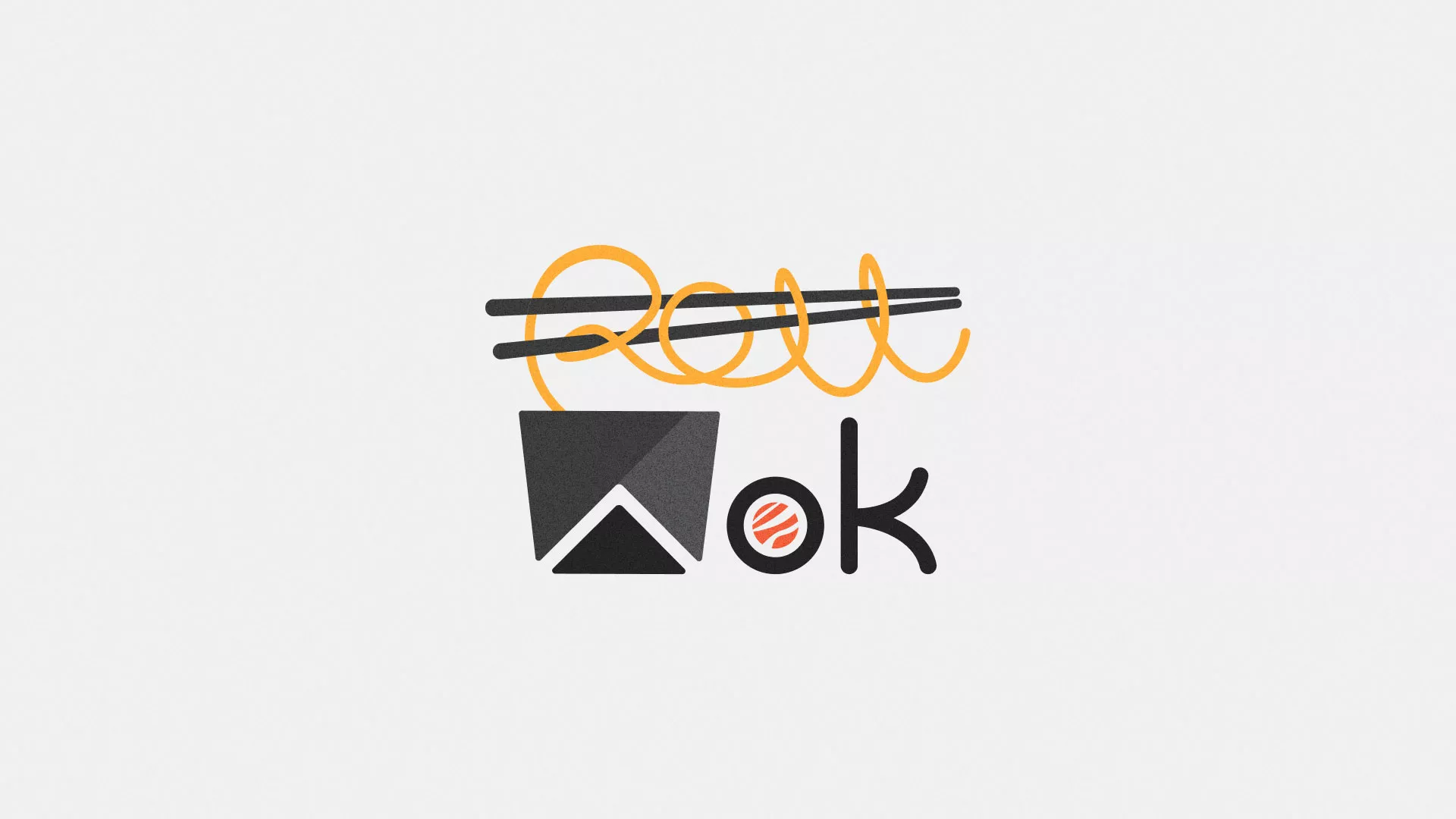 Разработка логотипа в Яранске для суши-бара «Roll Wok Club» Разработка логотипа в Яранске для суши-бара «Roll Wok Club»